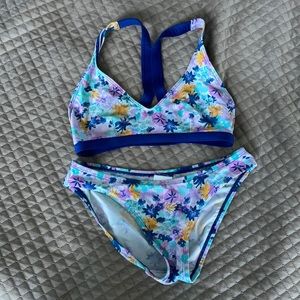Patagonia kupala bikini floral swim set XS